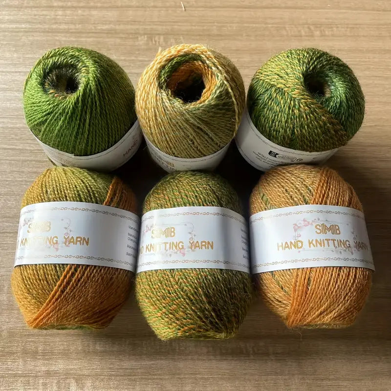 Pelote de Laine Multicolore Dégradée – Fil Doux pour Crochet & Tricot Automne