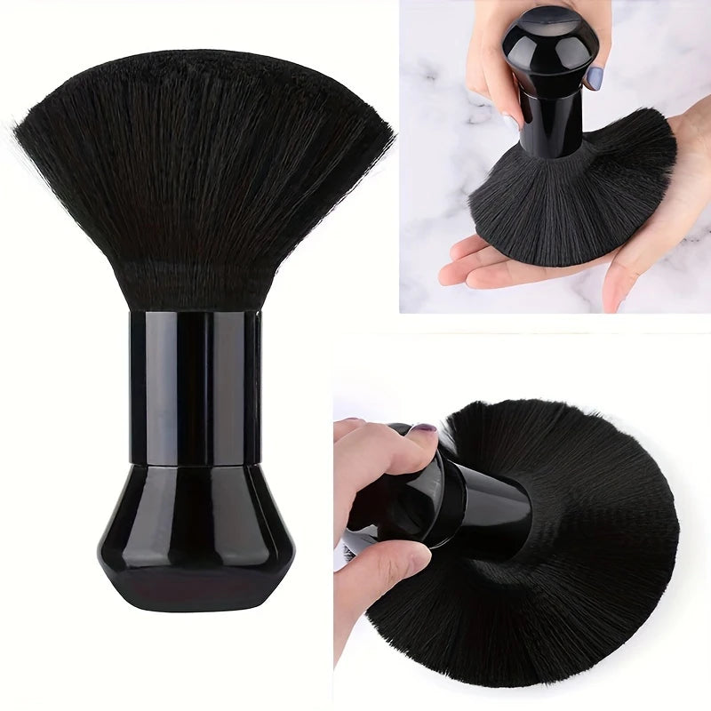 Brosse de Nettoyage Cou de Coiffeur – Brosse Poudre Anti-Chute pour Barbier et Salon de Coiffure
