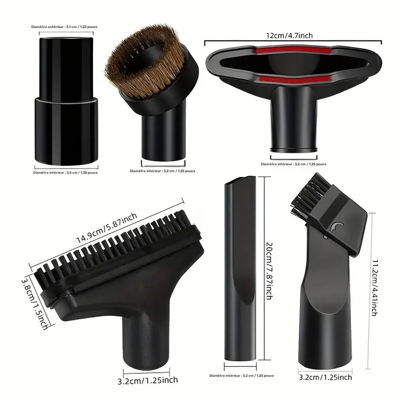 Brosse de Remplacement pour Aspirateur – Accessoire Anti-Poussière et Poils d’Animaux pour Rideaux et Literie