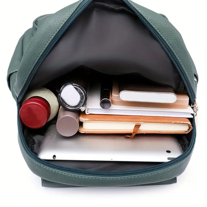 Sac à dos décontracté femme – Élégant, en simili cuir, pratique et tendance