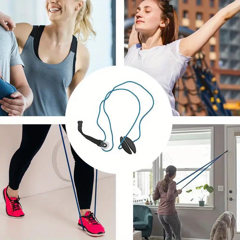 Élastique de porte pour exercices – Accessoire fitness multifonction pour musculation, étirements et rééducation