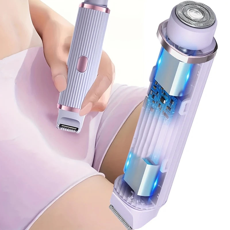 Mini Rasoir Électrique Femme – Épilateur Sans Douleur Rechargeable, Design Compact & Élégant pour Visage & Corps