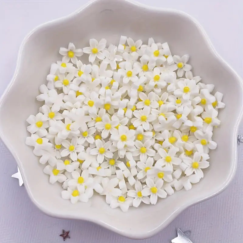 Décorations Fleurs 3D pour Nail Art – Lot de Fleurs Multicolores en Résine pour Manucure Créative