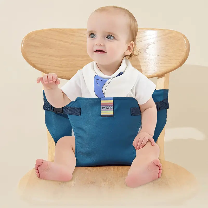Siège portable bébé pour chaise – Harnais de sécurité réglable, repas et voyages pratiques