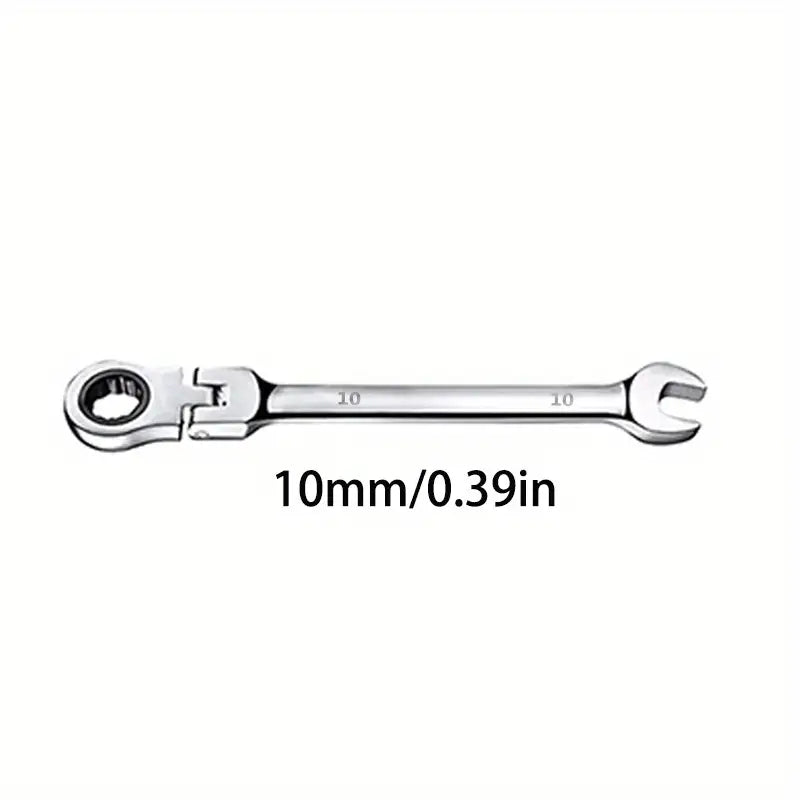 Clé à Cliquet Articulée – Outil de Serrage Polyvalent en Acier Chromé