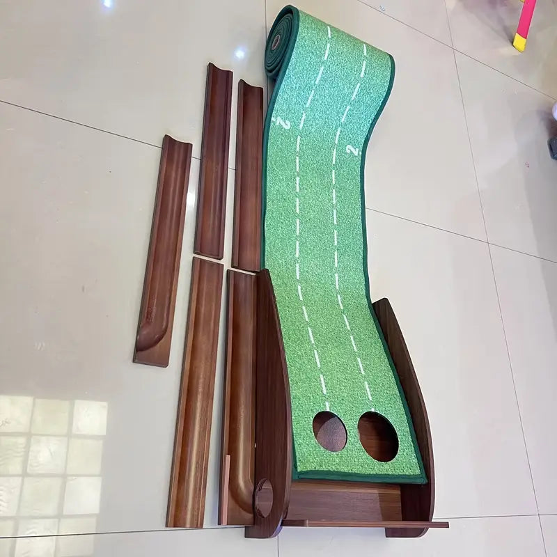 Tapis de putting golf intérieur – Accessoire d’entraînement pratique pour améliorer votre swing