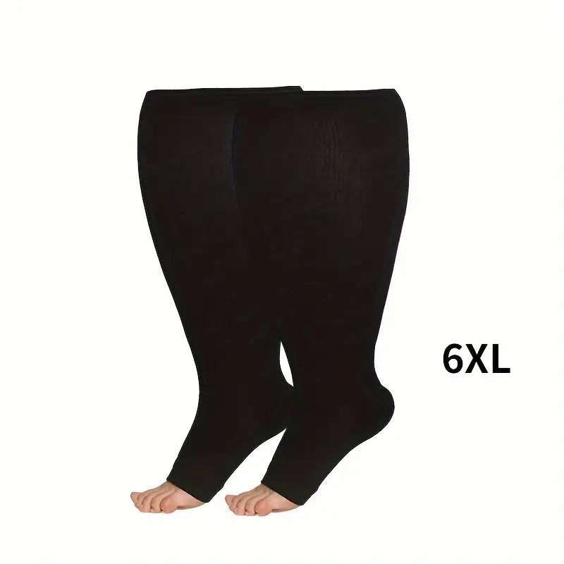 Chaussettes hautes de compression homme grandes tailles XL-7XL – Confort et maintien circulatoire