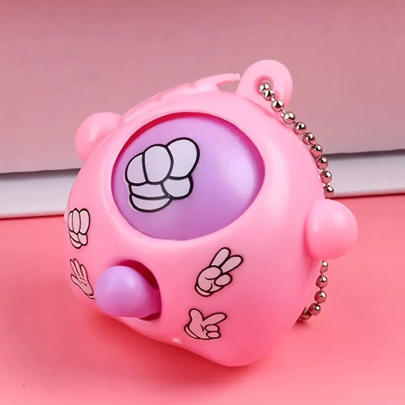 Lot de 24 Porte-clés Enfant Jeu Pierre Feuille Ciseaux – Mini Gadgets Ludiques et Colorés