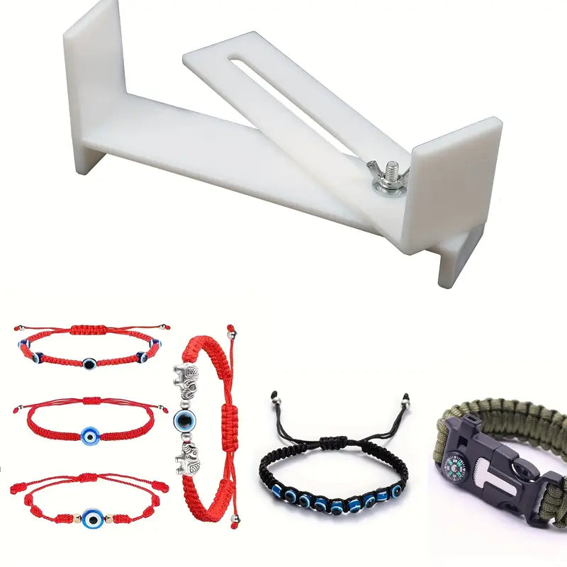 Métier à Tisser Bracelets en Fil – Support DIY pour Macramé, Paracorde et Bijoux Fantaisie