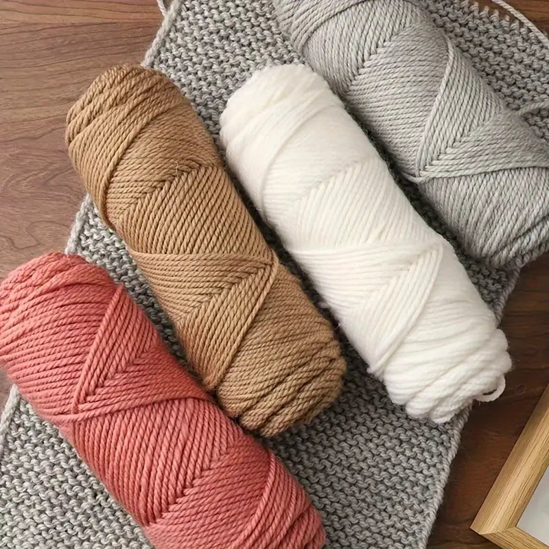 Lot de Pelotes de Laine Douce – Fil Épais pour Tricot & Crochet Débutant ou Expert
