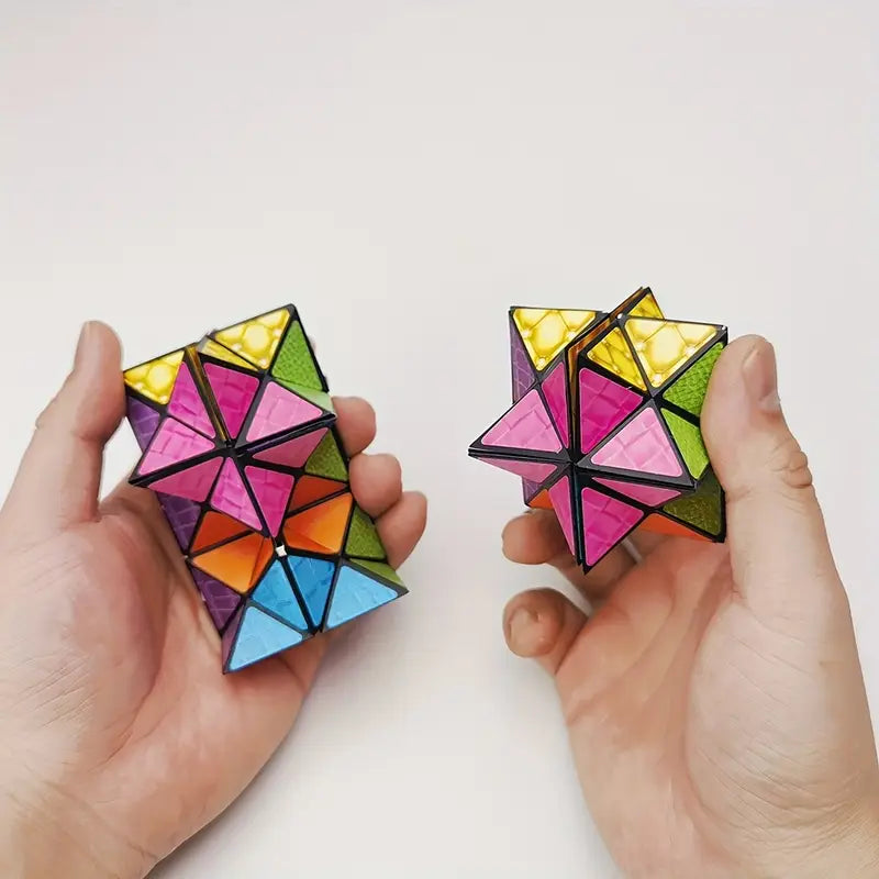 Cube Magique Multifonction – Puzzle 3D Éducatif et Transformable pour Enfants et Adultes
