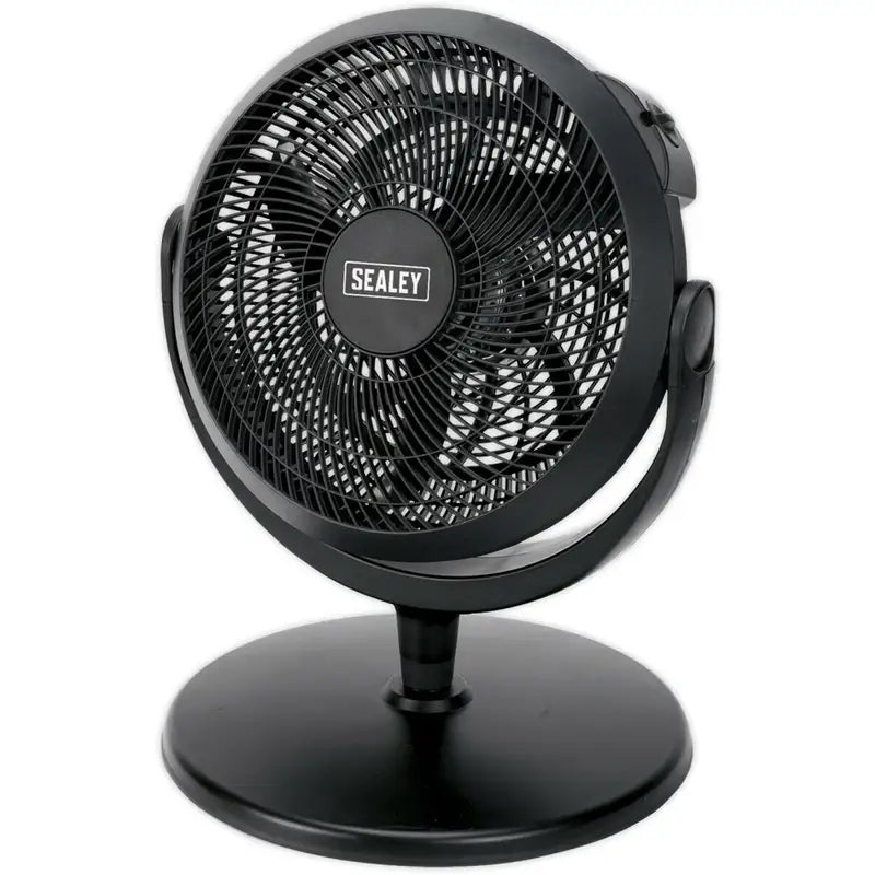 Ventilateur de table Sealey – Compact, silencieux et puissant, 3 vitesses réglables pour maison et bureau