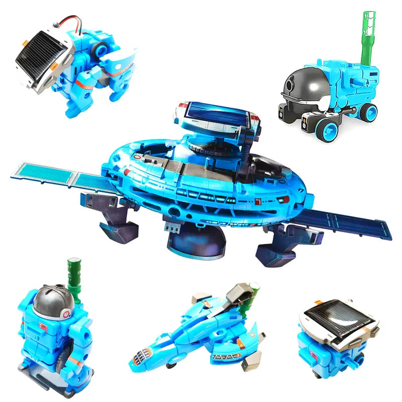 Kit Robot Solaire Multifonction 6 en 1 – Matériaux Industriels pour Assemblage et Énergie Renouvelable
