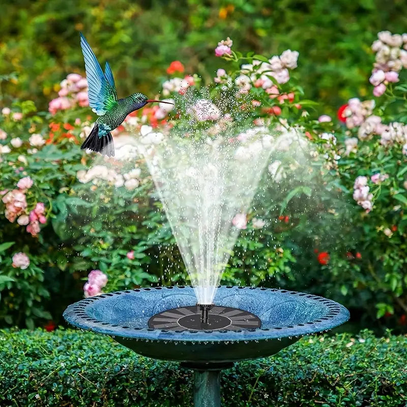 Fontaine Solaire pour Jardin et Bassin – Pompe à Eau Écologique avec Jets Décoratifs pour Étangs, Birdbaths et Jardins