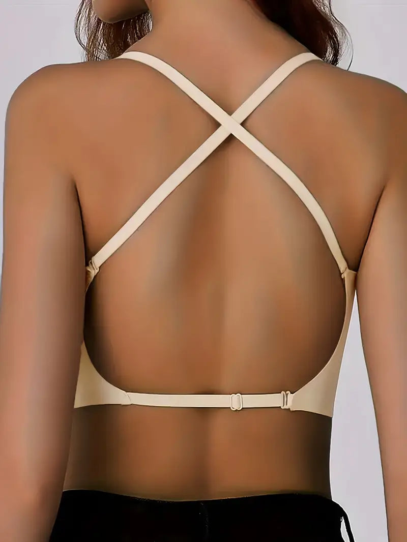 Soutien-gorge dos nu invisible – Maintien optimal et confort discret pour tenues décolletées