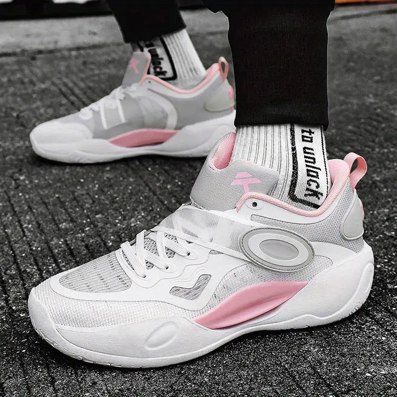 Baskets garçon – Chaussures de sport noires et grises respirantes avec semelle antidérapante tendance