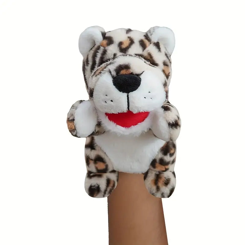 Marionnettes Animaux Sauvages en Peluche – Jouets Éducatifs pour Théâtre et Histoires d’Enfants