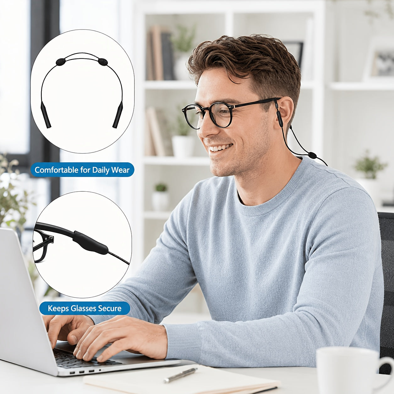 Lanière de lunettes – sangle de lunettes de soleil portable