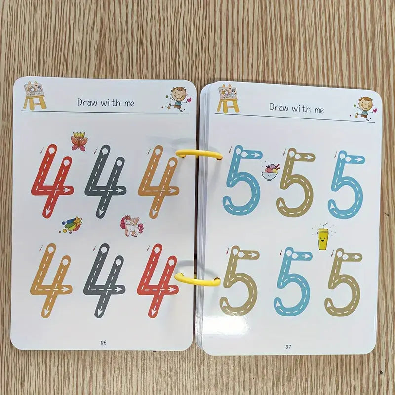 Cahier d’Activités Éducatif Bébé – Apprentissage des Lettres, Chiffres et Formes avec Jeux de Traçage