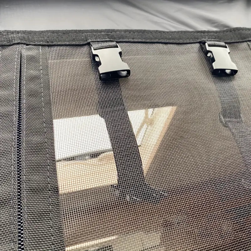 Moustiquaire Magnétique pour Porte de Camping-Car – Rideau Anti-Insectes 133x180cm, Facile à Installer et Respirant