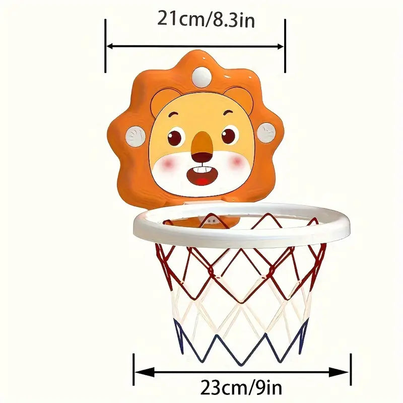 Panier de basket mural pour enfants avec ballon – Jeu sportif intérieur et extérieur