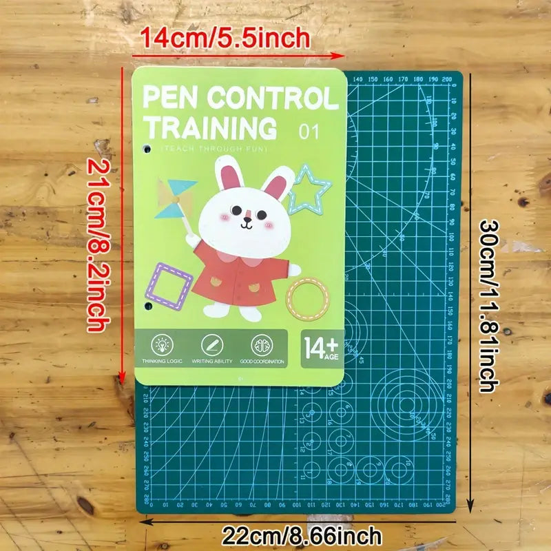 Cahier d’Activités Éducatif Bébé – Apprentissage des Lettres, Chiffres et Formes avec Jeux de Traçage