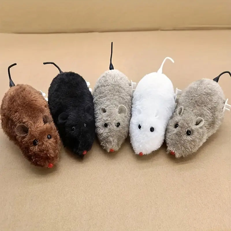 Souris factices réalistes en peluche – Jouets fantaisie pour farces et blagues amusantes