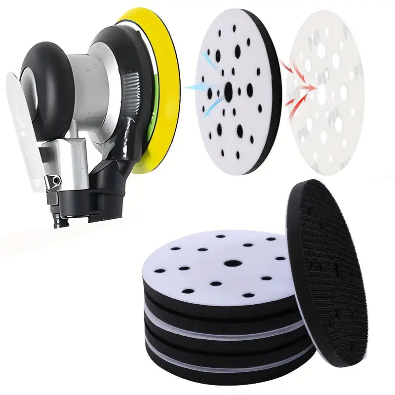 Disque Abrasif Rond à 8 Trous pour Ponceuse – Feuille de Ponçage Haute Performance pour Bois, Métal et Peinture