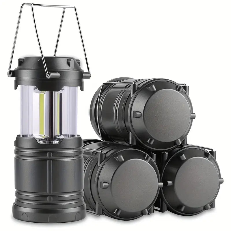 Lot de lampes de camping LED ultra lumineuses – Lanternes portables pliables pour randonnée et bivouac