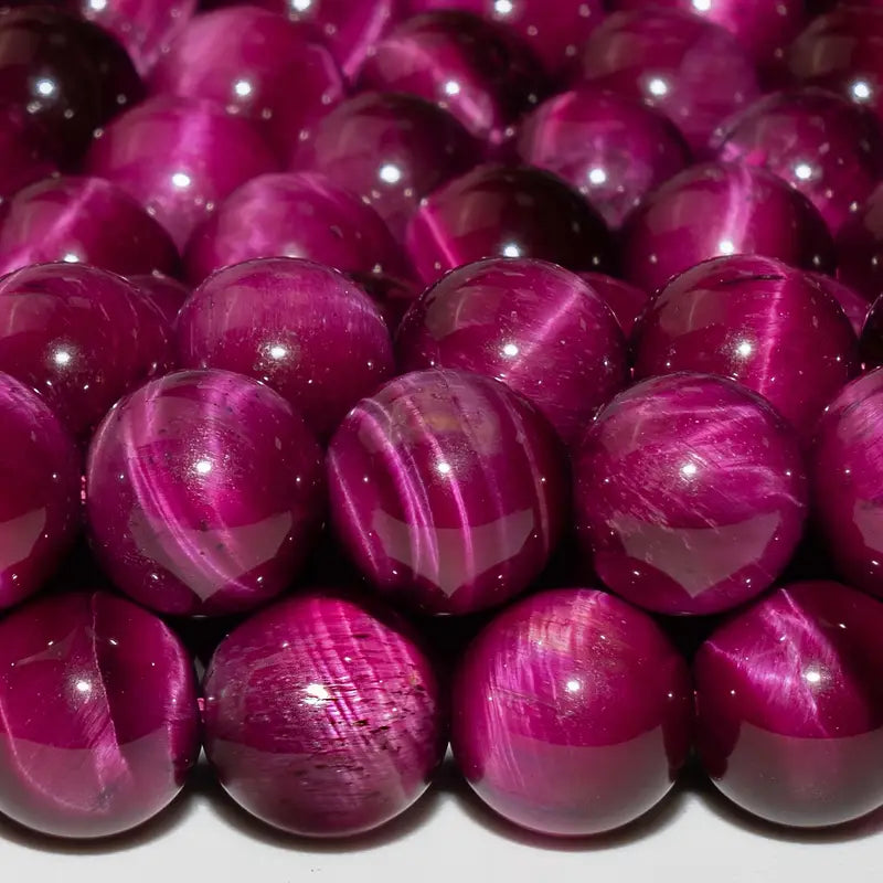 Perles rondes en pierres précieuses naturelles – Pierres en vrac multicolores pour création de bijoux et lithothérapie