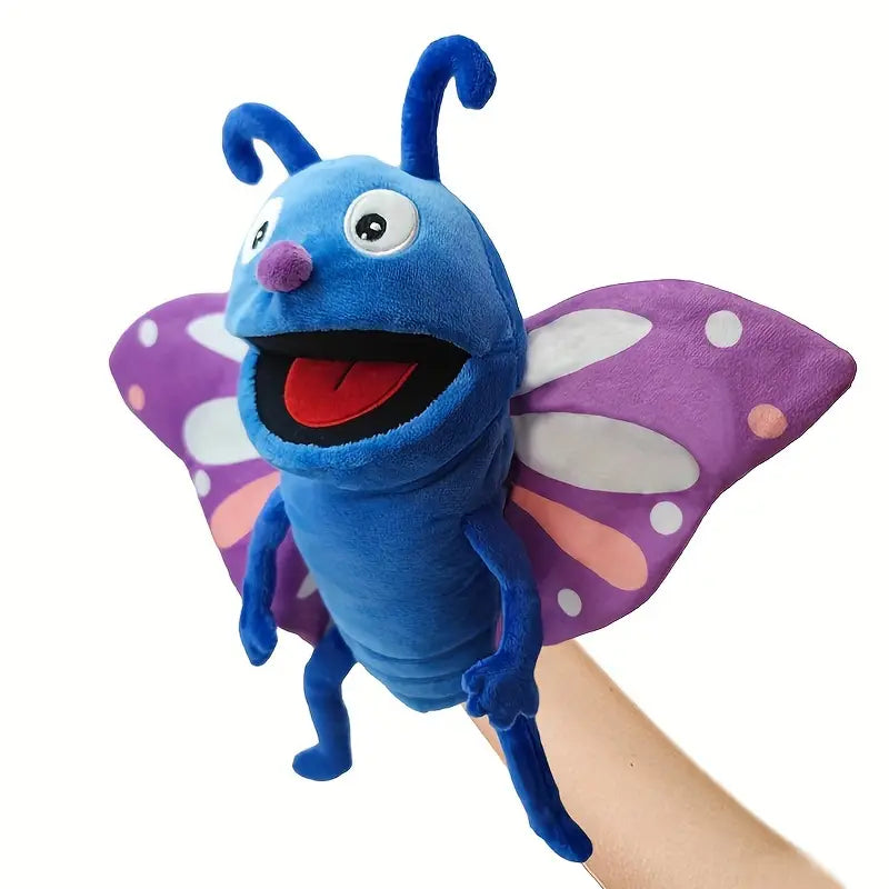 Marionnettes à Main Insectes en Peluche – Jouets Éducatifs et Amusants pour Théâtre et Histoires