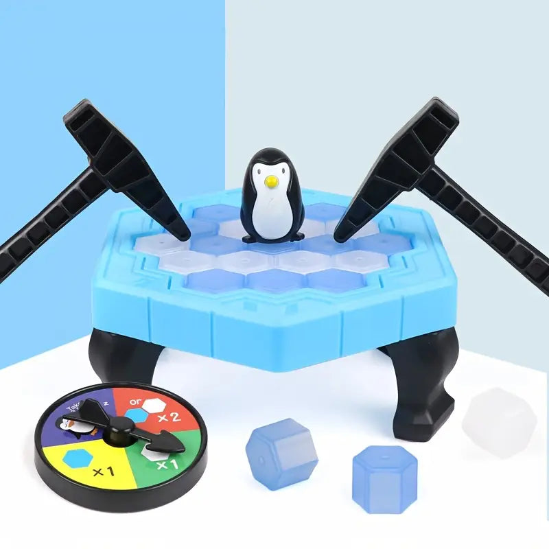 Jeu du Pingouin sur Glace – Jeu d’Équilibre Amusant à Casser les Blocs pour Enfants