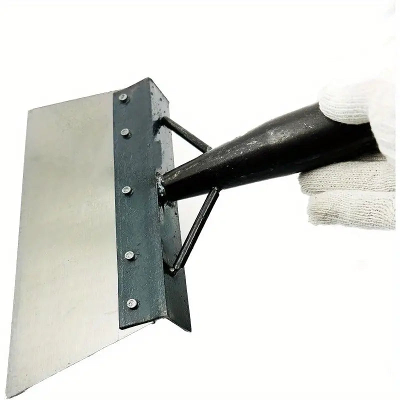 Binette de jardin en acier inoxydable Outil de jardinage robuste pour désherber, bêcher et entretenir le sol