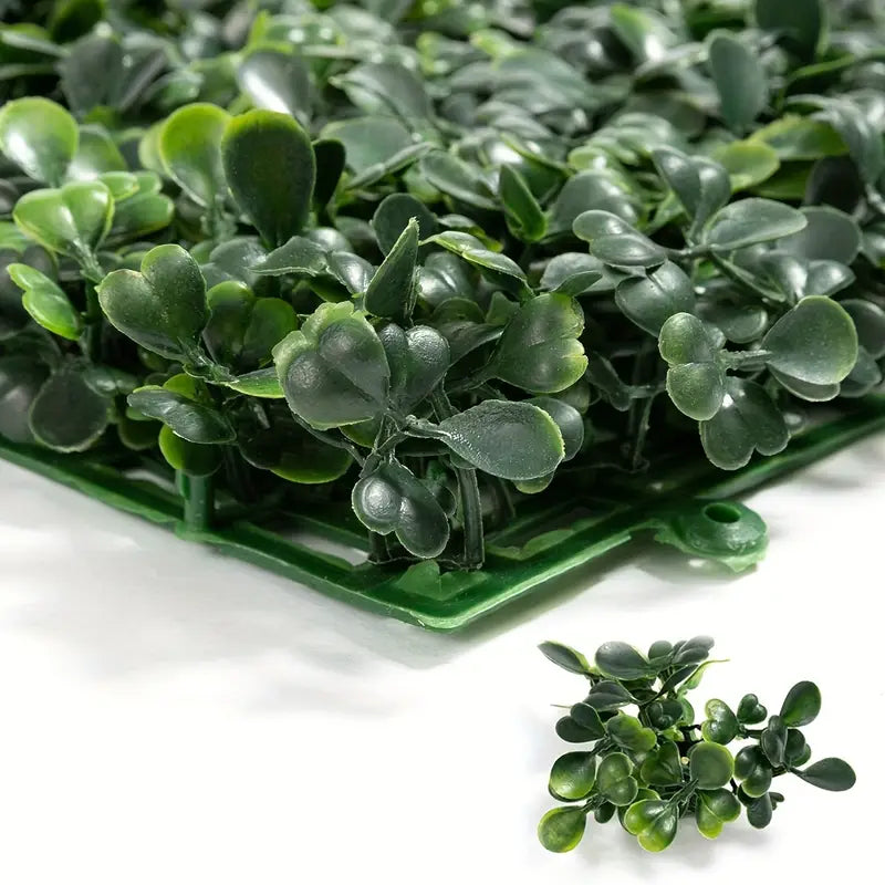 Panneau de Feuillage Artificiel Luxe – Décoration Murale & Jardin pour Un Espace Verdoyant et Élégant