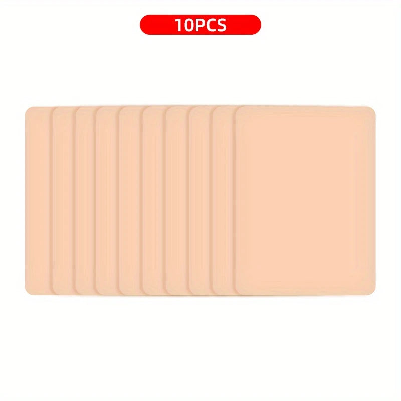 Peau Synthétique pour Entraînement Tatouage – 5/10 Feuilles Souples Double Face pour Pratique Réaliste