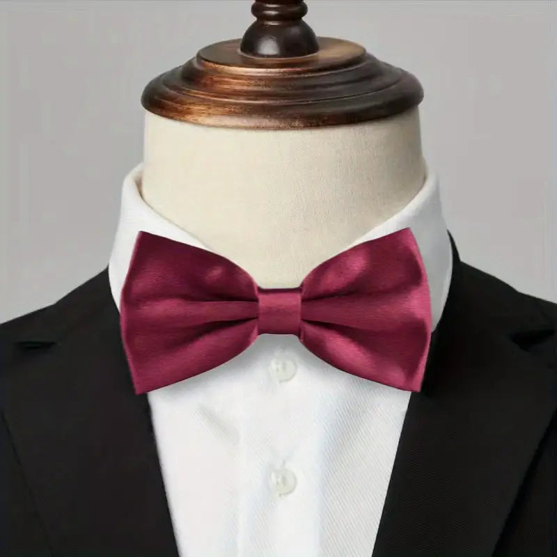 Nœud papillon noir homme – Accessoire élégant pour costume, mariage et soirée chic