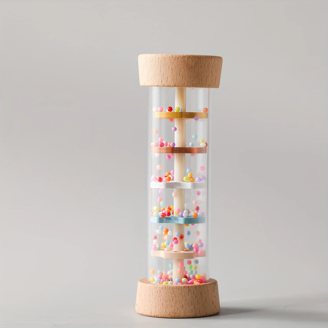 Bâton de Pluie Sensoriel – Instrument Musical Éveil Bébé et Relaxation Sonore
