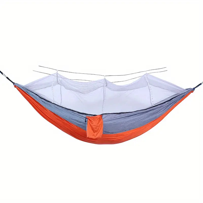 Hamac de camping avec moustiquaire intégrée – Ultraléger, portable et résistant pour randonnée et bivouac