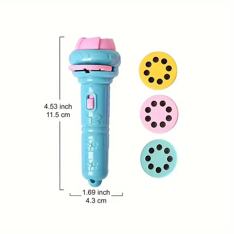Lampe Projecteur d’Histoires pour Enfants – Jouet Éducatif avec Images Colorées et Veilleuse Ludique