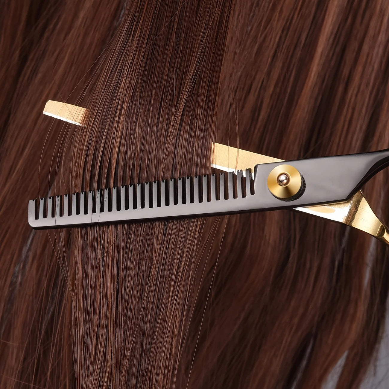 Kit de Coiffure Professionnel 8 pièces – Ciseaux Coiffure & Effilage, Peignes, Pinces et Étui Inclus