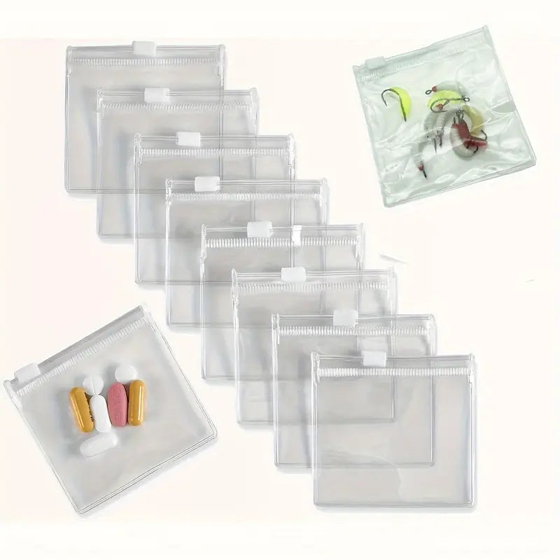 Sachets Plastiques Transparente à Fermeture Zip – Pochettes de Rangement pour Perles, Bijoux et Petits Accessoires