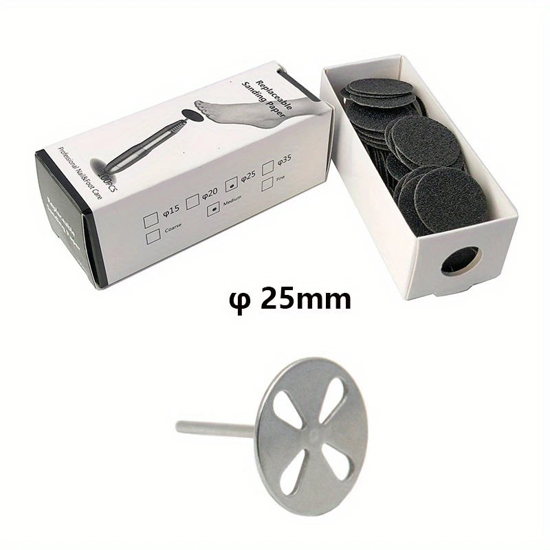 Disques Abrasifs Autocollants pour Râpe Électrique – Lot de 100 Recharges Grain pour Soins des Pieds