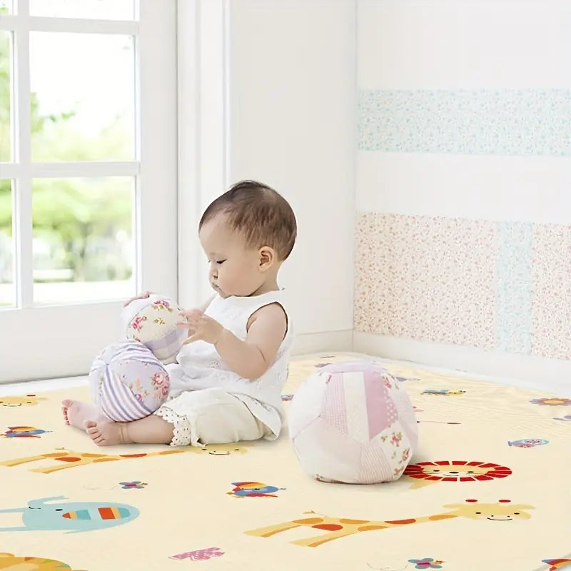 Tapis de Jeu Pliant pour Bébé – Tapis Éducatif Coloré et Antidérapant pour Chambre et Aire de Jeu