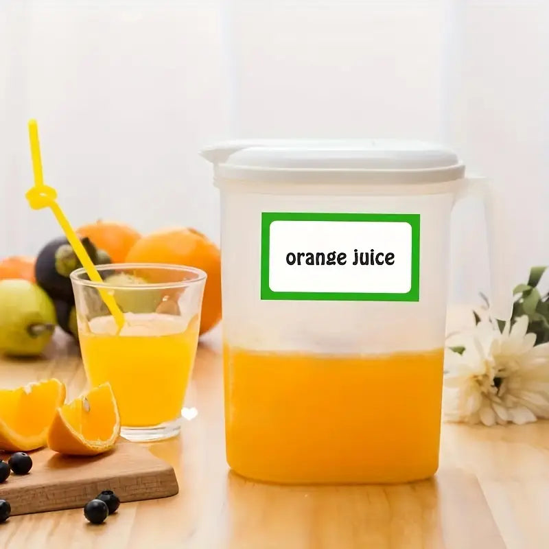 Rouleau d’Étiquettes Adhésives Colorées – 500 Autocollants Rectangulaires 4,5 x 2,5 cm pour Organisation, Papeterie et Bricolage