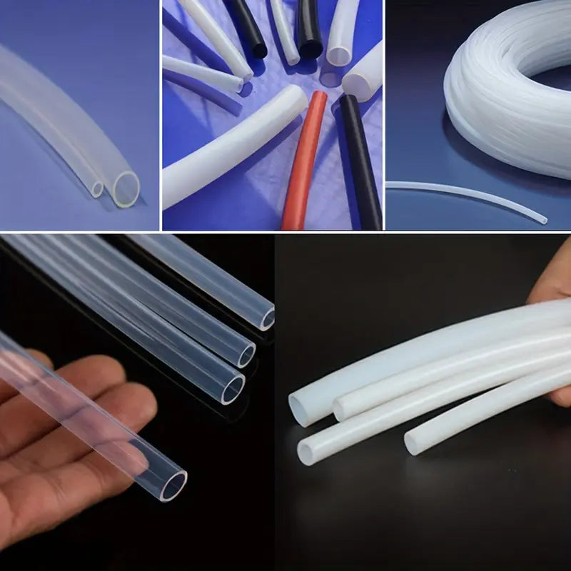 Tube en Silicone pour Imprimante 3D – Flexible, Résistant à la Chaleur, Compatible Bowden et Extrudeurs