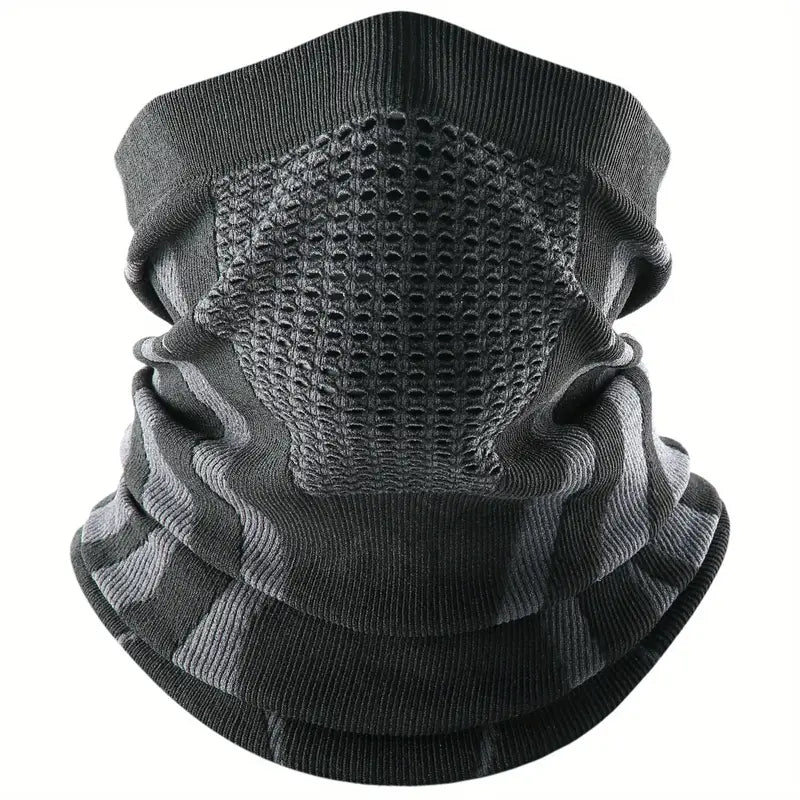Cache-cou homme hiver respirant – Masque tour de cou sport et moto anti-froid