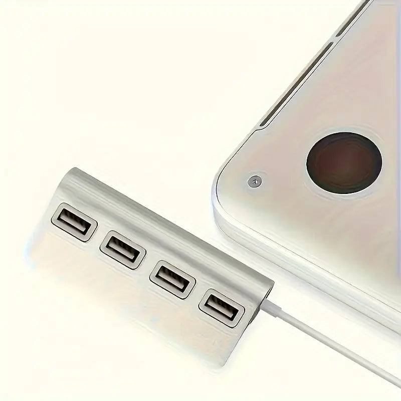 Hub USB 2.0 à 4 Ports – Adaptateur Multiport Compact pour PC et Ordinateur Portable | Hubs et Adaptateurs