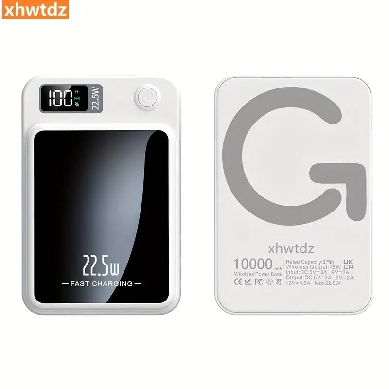 Power Bank 10000mAh avec Écran LED et Charge Rapide 22.5W – Batterie Externe Haute Performance