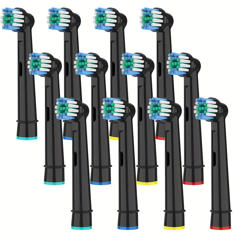 Têtes de Brosse à Dents Électrique Compatibles Oral-B – Pack de 8 Recharges pour Nettoyage en Profondeur