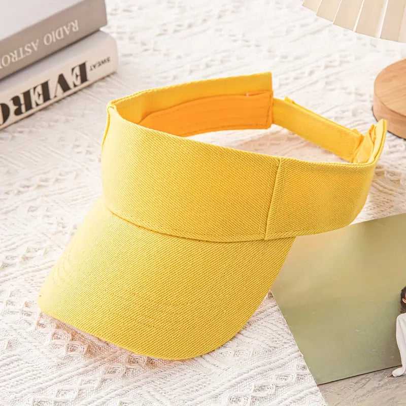 Visière homme rouge sport – Casquette sans dessus légère et respirante pour été